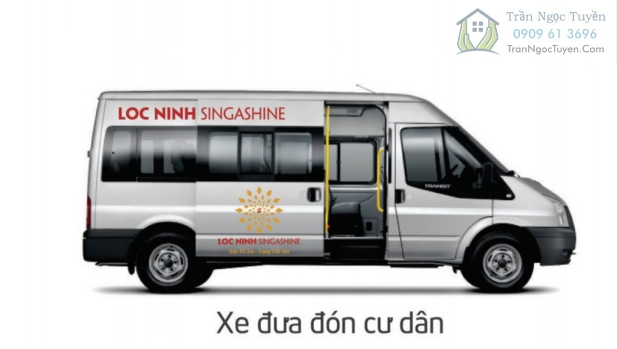 Tiện ích tại chung cư Lộc Ninh SingaShine xe đưa đón cư dân