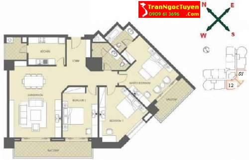 Chung cư 88 Láng Hạ căn hộ 172m2