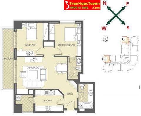 Chung cư 88 Láng Hạ căn hộ 102.5m2