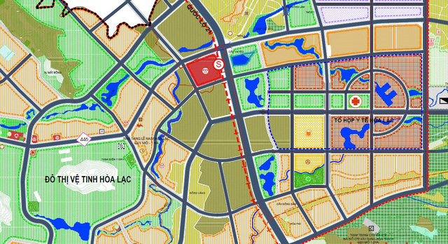 Phân khu Y Tế trong siêu đô thị vệ tinh Hoà Lạc