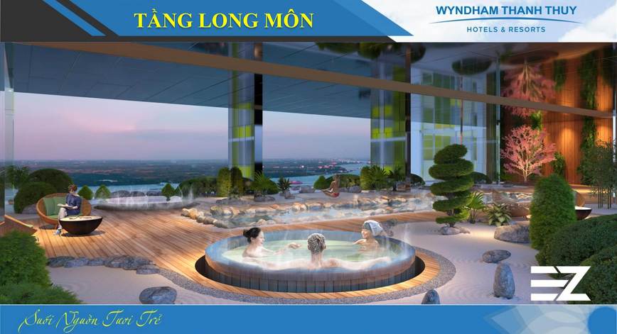 Tắm khoáng nóng Onsen tại Wyndham Thanh Thủy