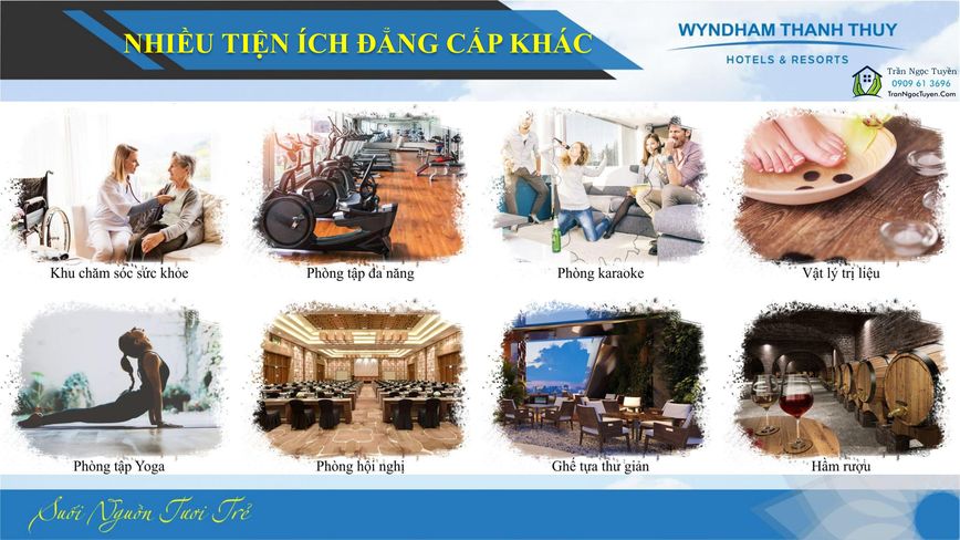 Tiện ích đẳng cấp tại Wyndham Thanh Thủy