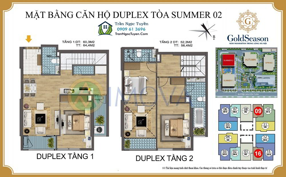 Bán căn hộ Duplex Gold Season 47 Nguyễn Tuân