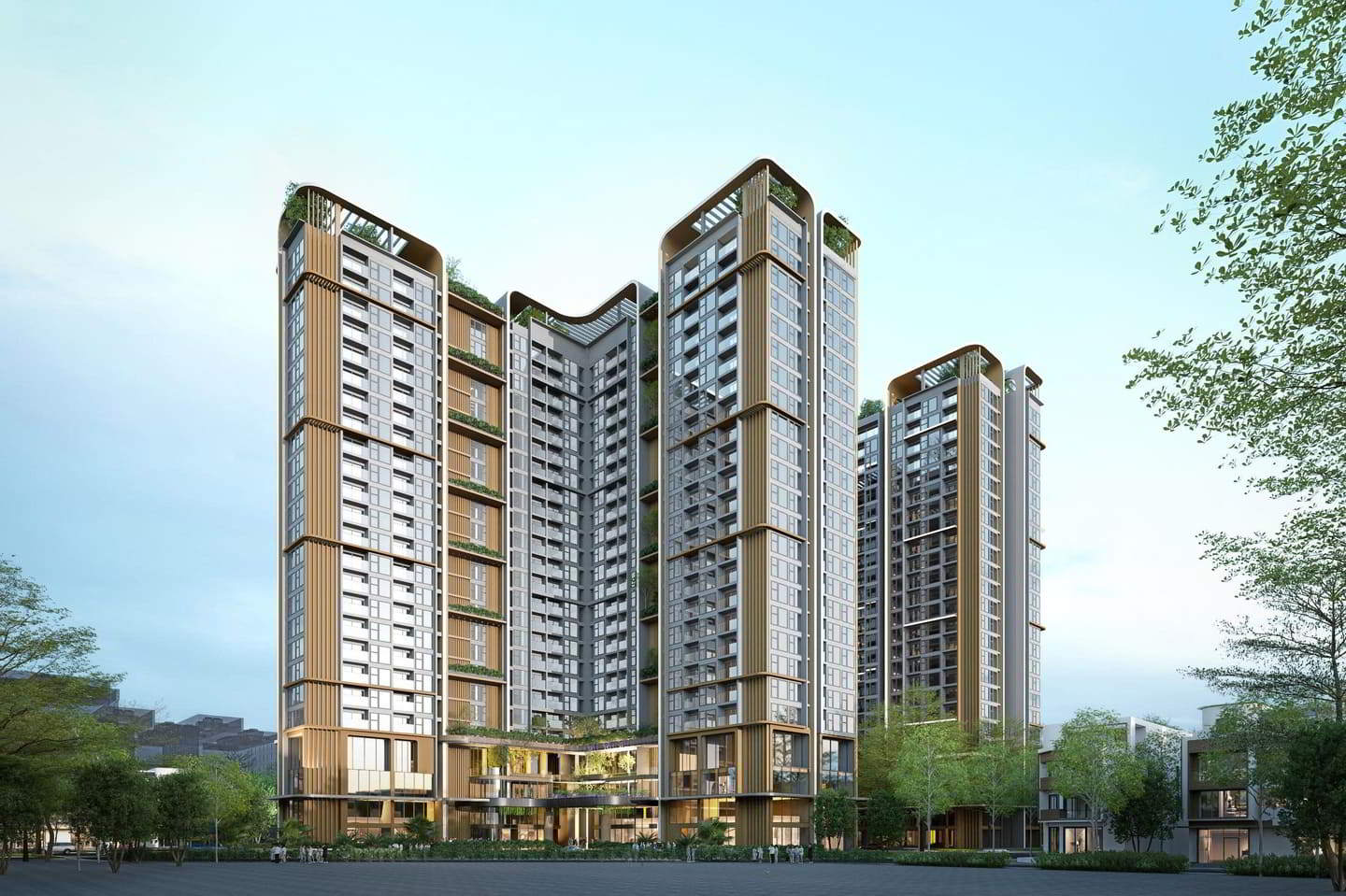 Phối cảnh chung cư Vista Văn La