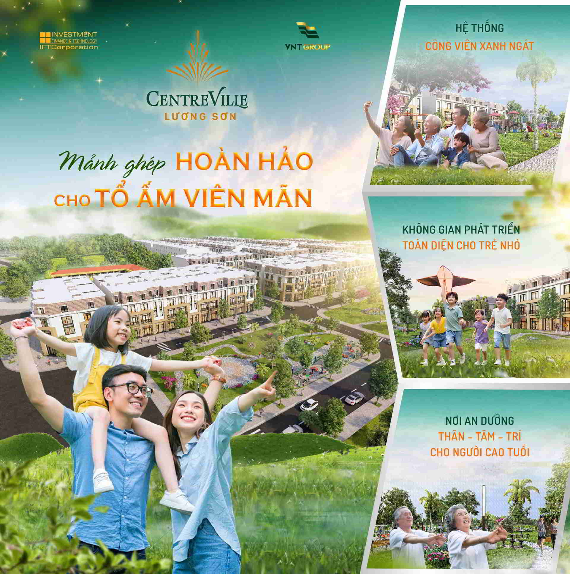 ở Viên mãn - chọn CentreVille Lương Sơn