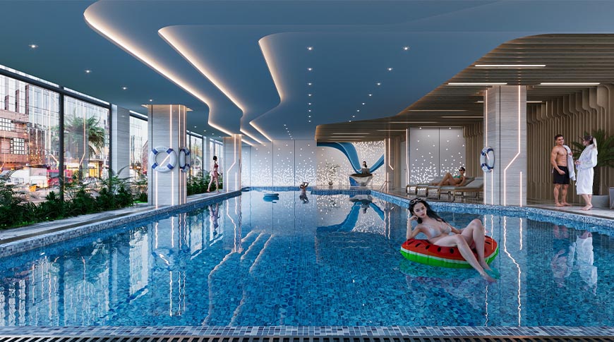 Dream Town Hòa Bình bể bơi nội khu