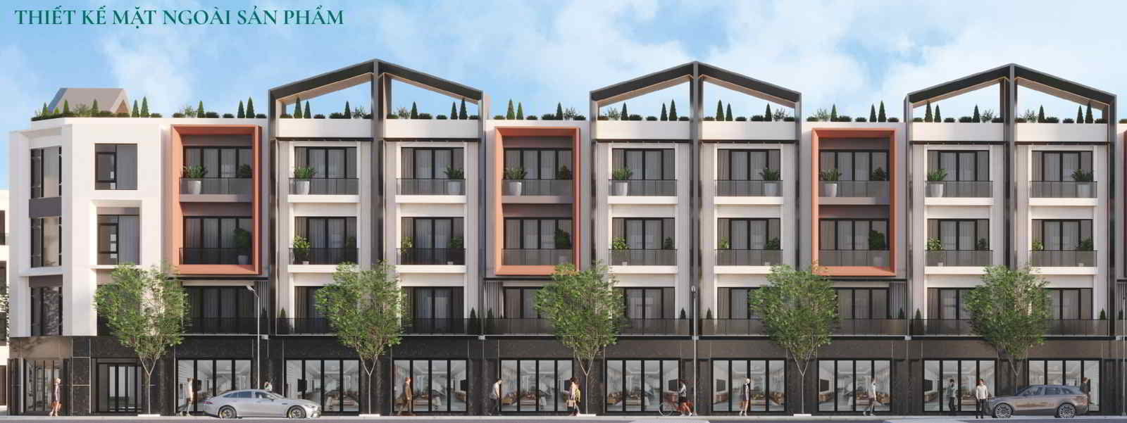 Phối cảnh liền kề Dream Town Hòa Bình