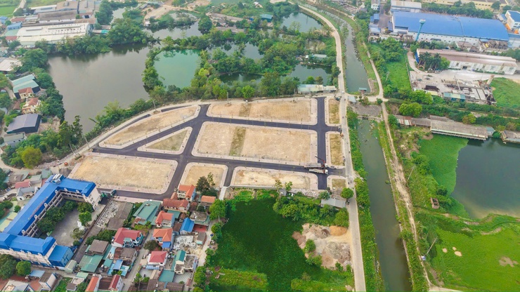 ảnh hiện trạng thực tế khu đất đấu giá Đầm Tiếu Trên Phú Nghĩa