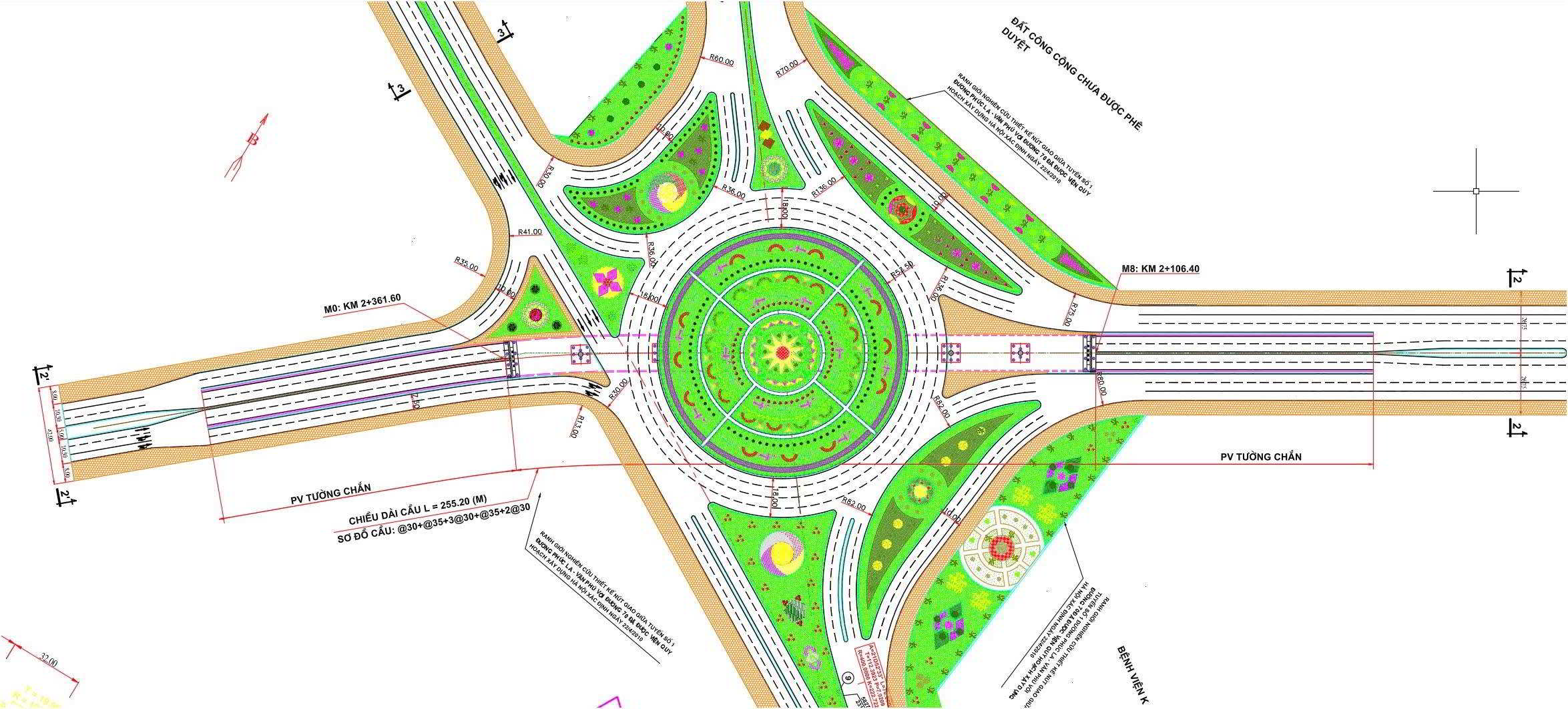Thiết kế cầu vượt và nút giao Phạm Tu Xa la đường 70 Thiết kế cầu vượt và nút giao Phạm Tu Xa la đường 70