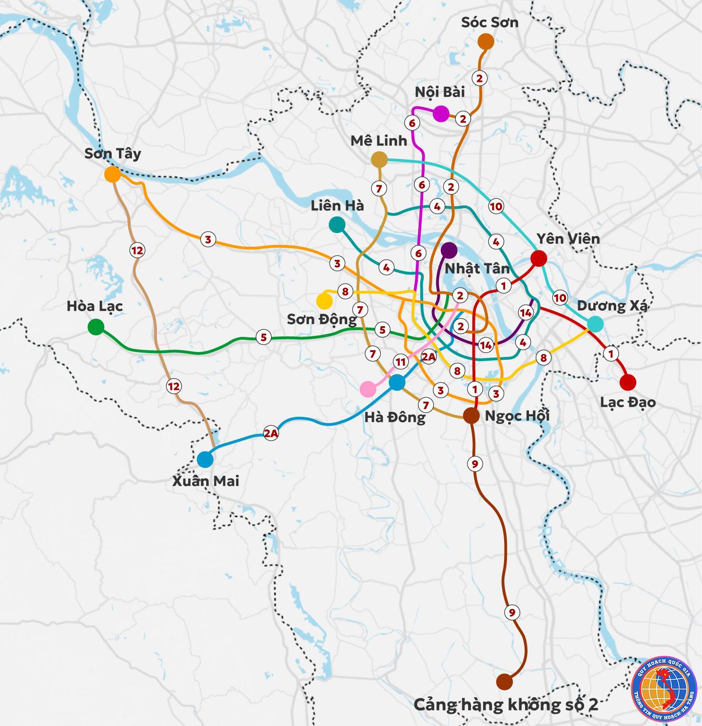 ĐƯỜNG SẮT 2A CÁT LINH - HÀ ĐÔNG - XUÂN MAI: QUY HOẠCH CHI TIẾT VÀ TIỀM NĂNG BỨT PHÁ