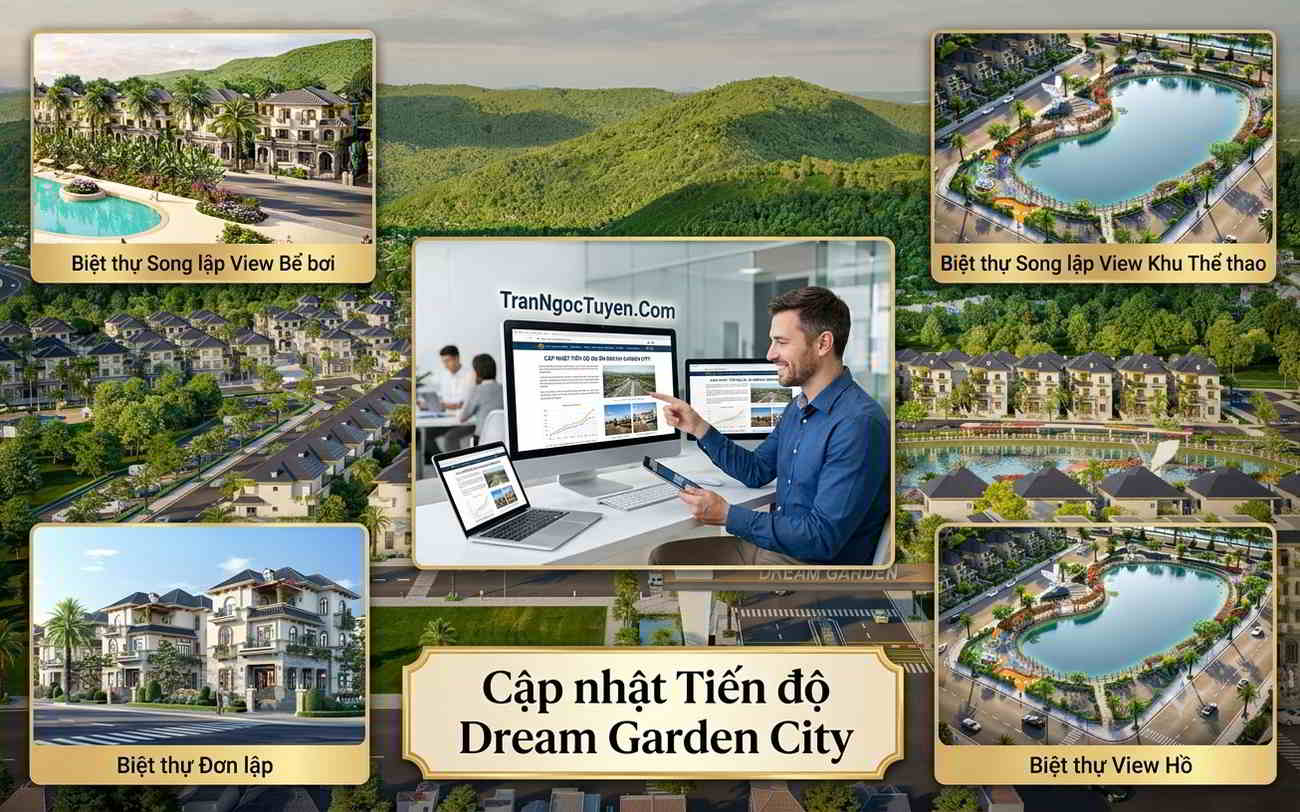 Cập nhật tiến độ Dream Garden City