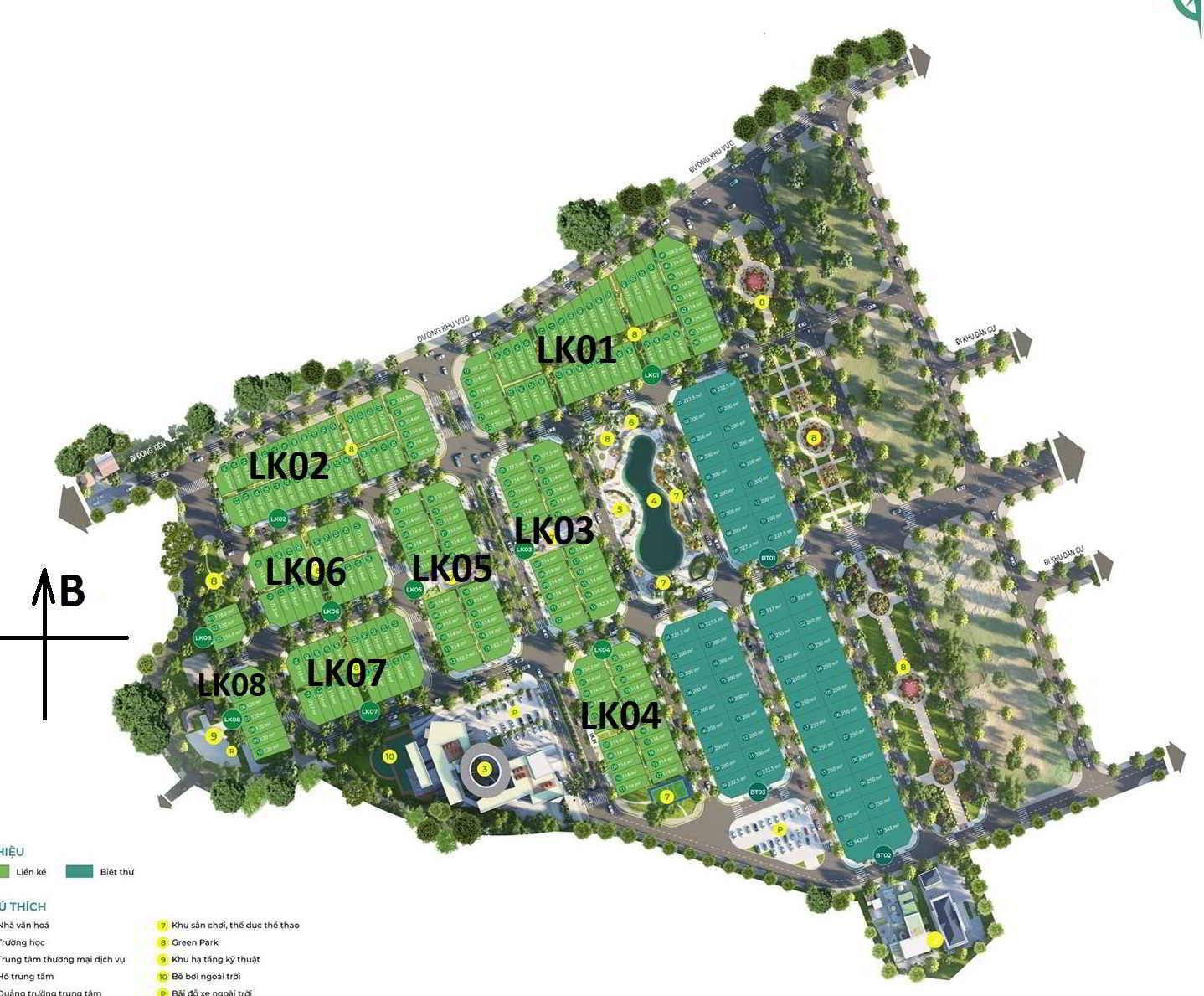 Liền kề Phương Đông Green valley Lương Sơn Liền kề Phương Đông Green valley Lương Sơn