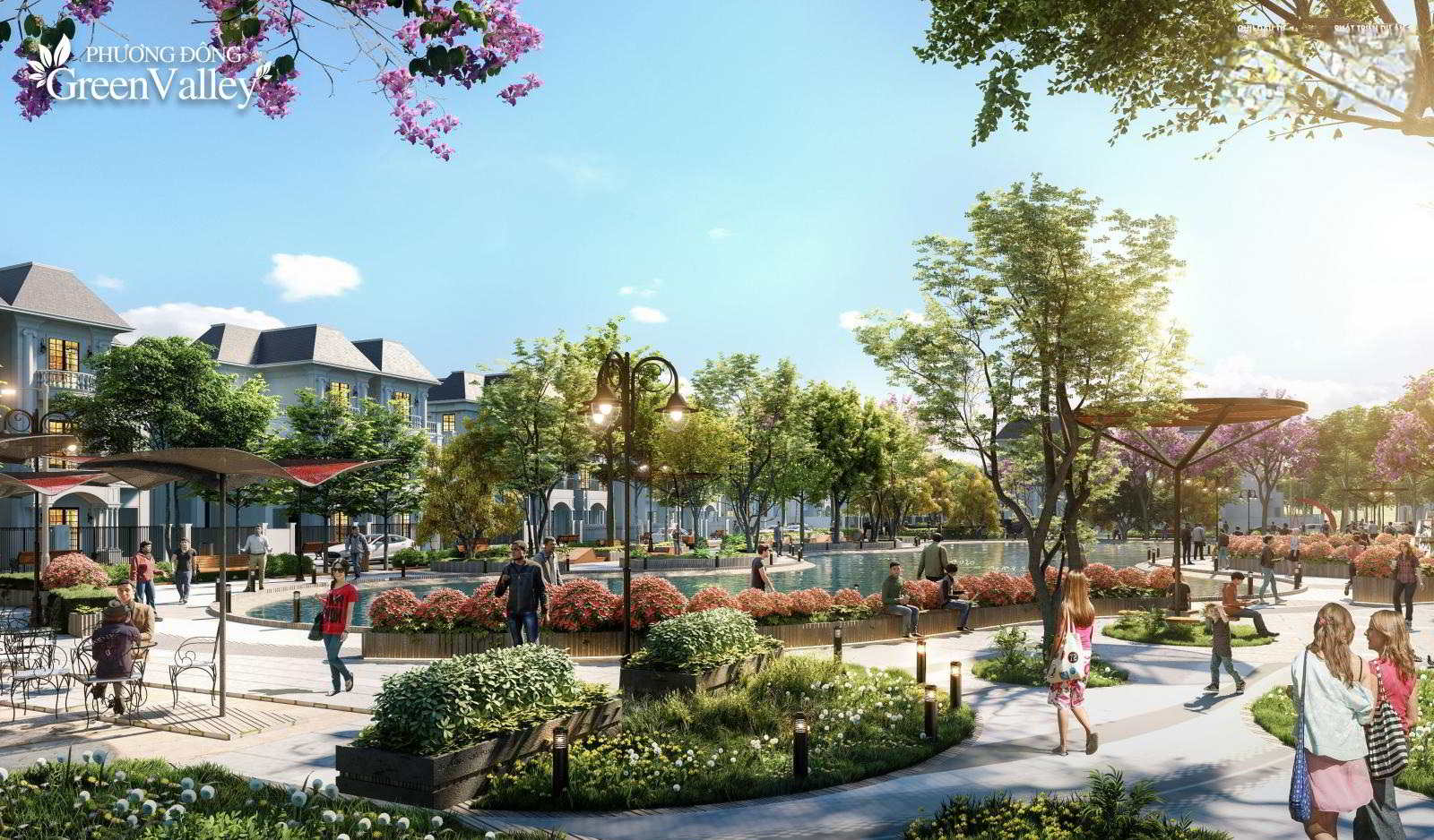 Biệt thự Phương Đông Green Valley view trực diện mặt hồ Biệt thự Phương Đông Green Valley view trực diện mặt hồ